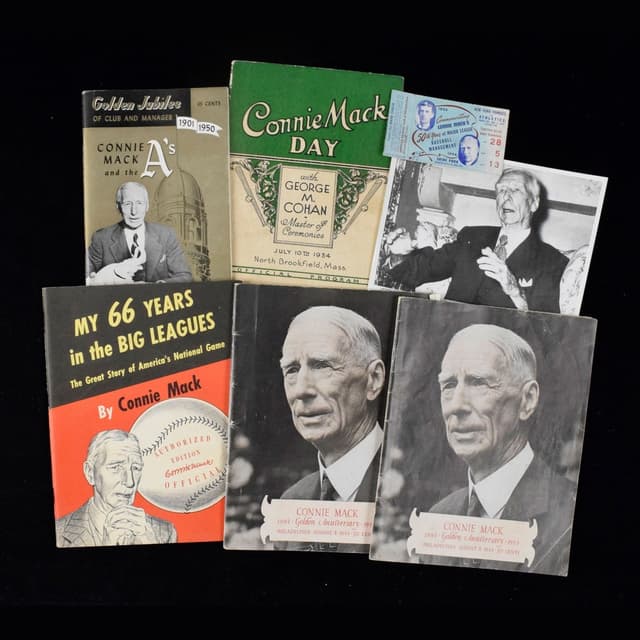 Connie Mack : 1934-1956년 유품 묶음