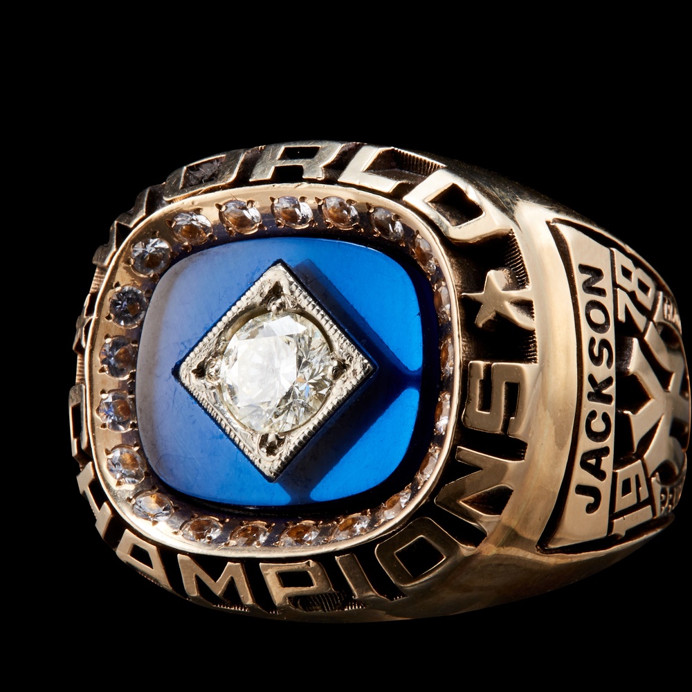 Reggie Jackson : 1978년 월드 시리즈에서 획득한 챔피언 링